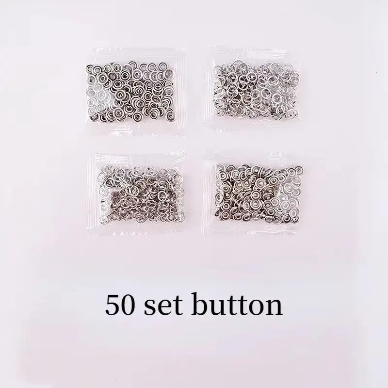 Plier Tool with 50 Metal Snap Buttons Kit Techni Product