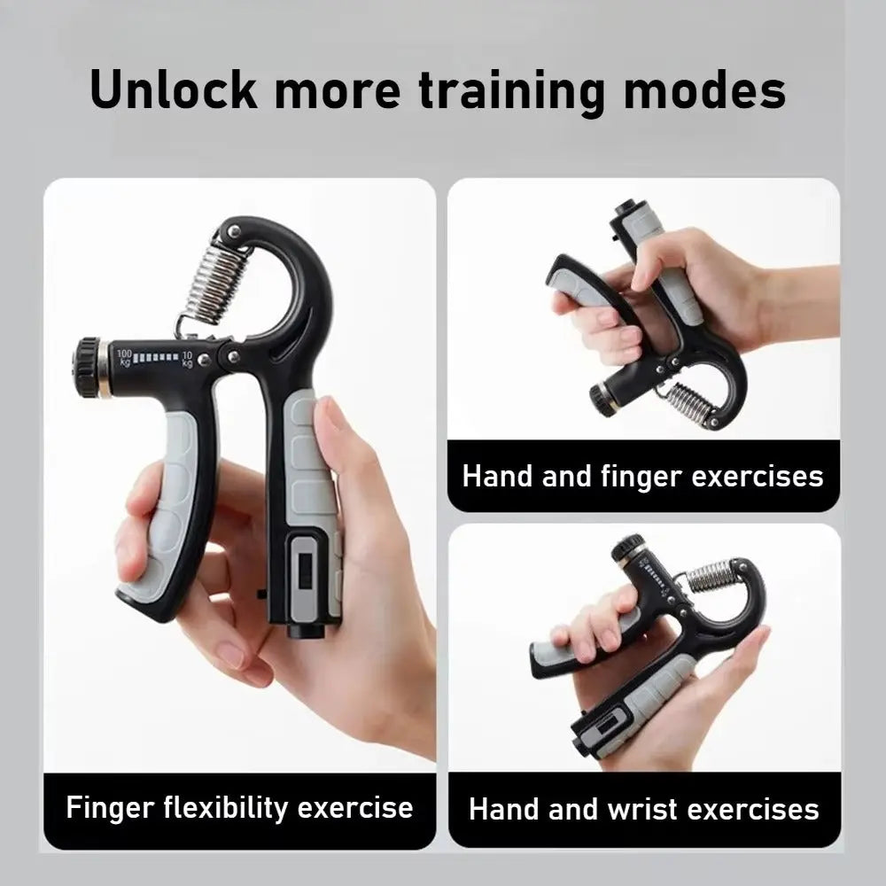 Adjustable Hand Gripper Exerciser with Counter Techni Product