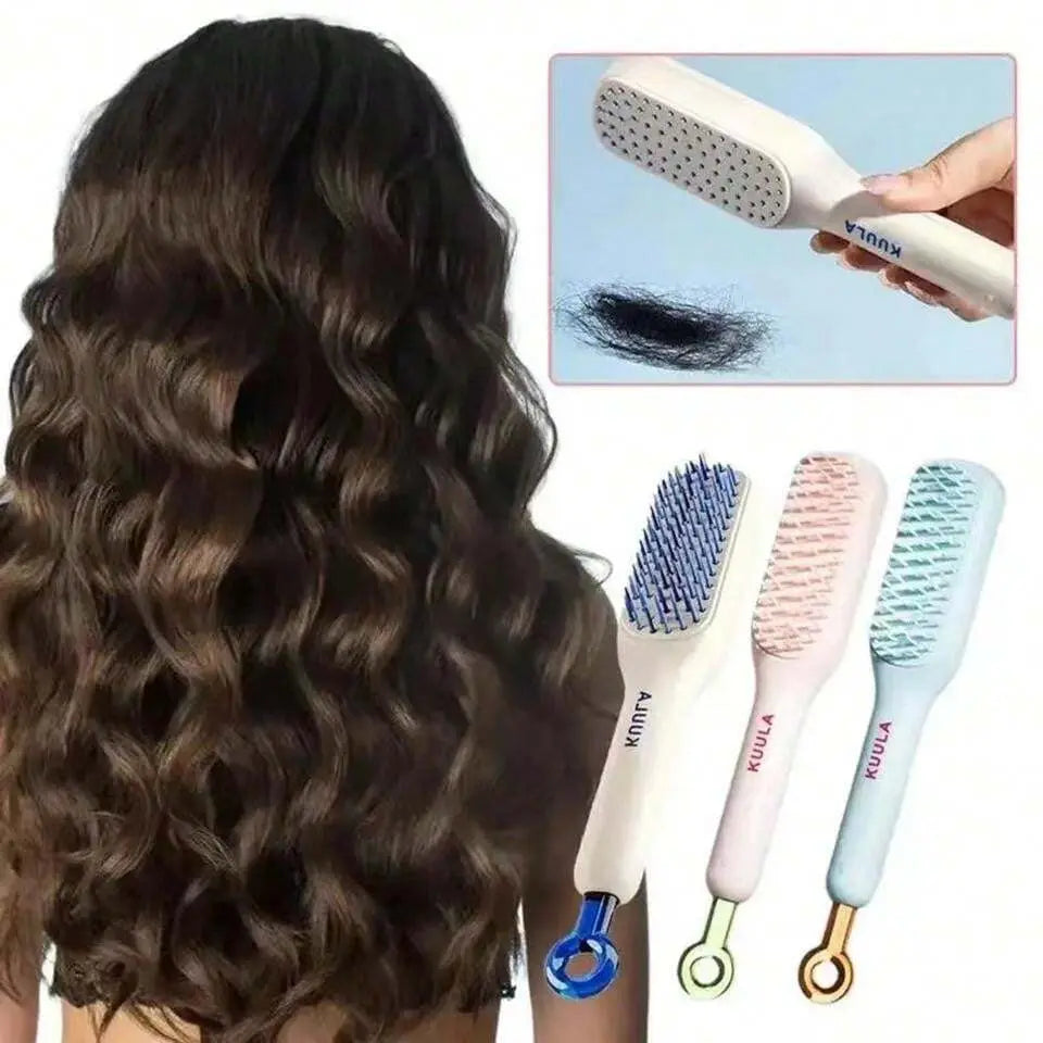 Self-Cleaning Hair Comb Techni Product