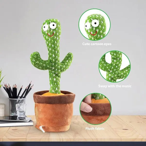 Dancing, Talking Cactus | Tree Cactus Plush Toy Techni Product