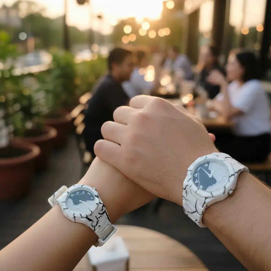 Tiger Aura Couple Watch Set Techni Product