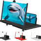 12” HD Mobile Screen Magnifier – Foldable Phone Cinema Stand