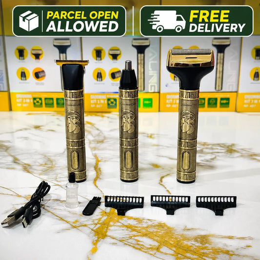 Golden 3 in 1 Grooming Kit Timmer