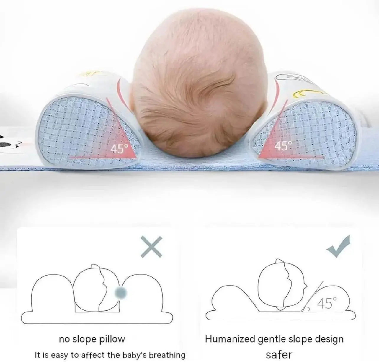 Adjustable Baby Sleeping Support Pillow Techni Product