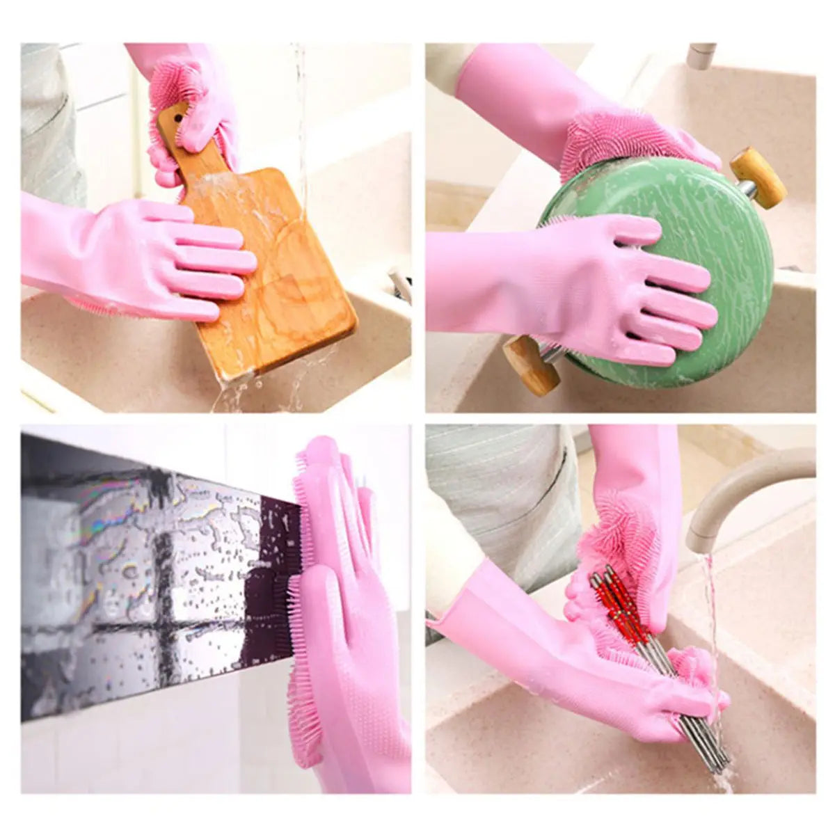 2pcs – Silicone Washing Gloves Techni Product