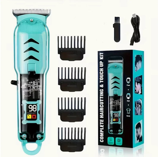 1pc Men'S Hair Clipper, Professional Seamless T-Blade Electric Shaver
