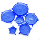 6PCS Silicone Spill Stopper Lid Set Techni Product