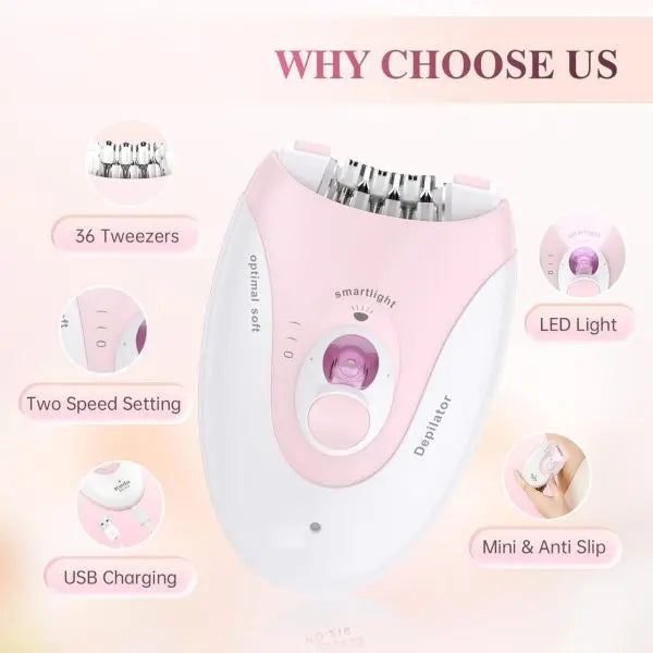 Daling DL-6032 Women’s Cordless Epilator Techni Product