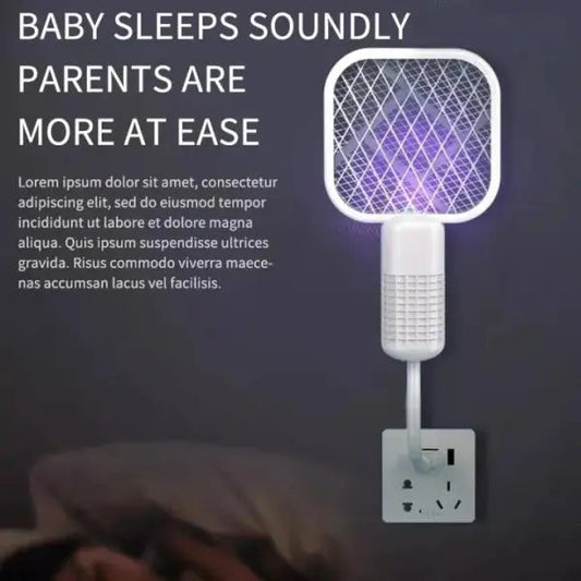 Portable USB Bug Zapper Racket with UV Light Techni Product
