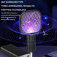 Portable USB Bug Zapper Racket with UV Light Techni Product