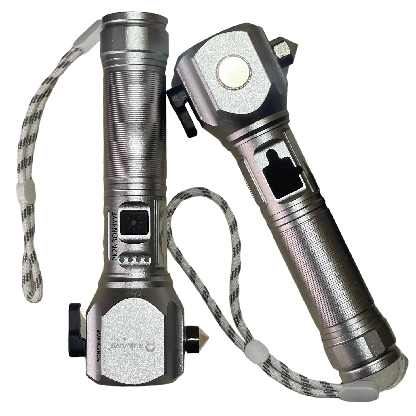 Tactical LED _ZOOM Flashlight -with Hammer Techni Product