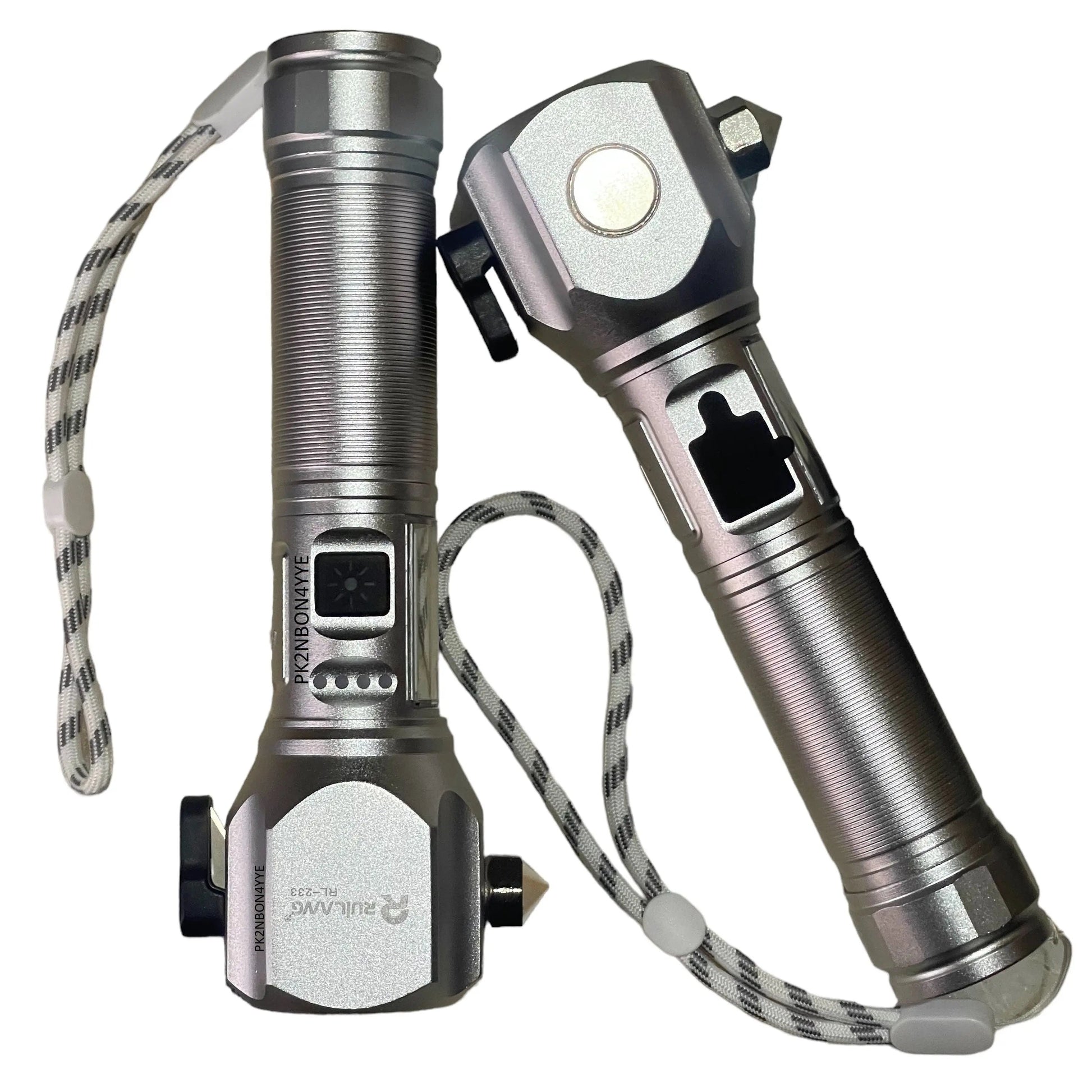 Tactical LED _ZOOM Flashlight -with Hammer Techni Product