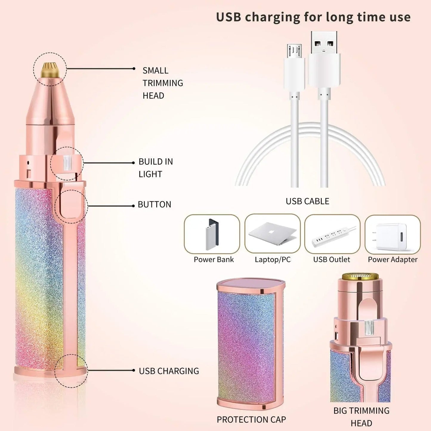 Flawless 2-in-1 Eyebrow Trimmer Techni Product