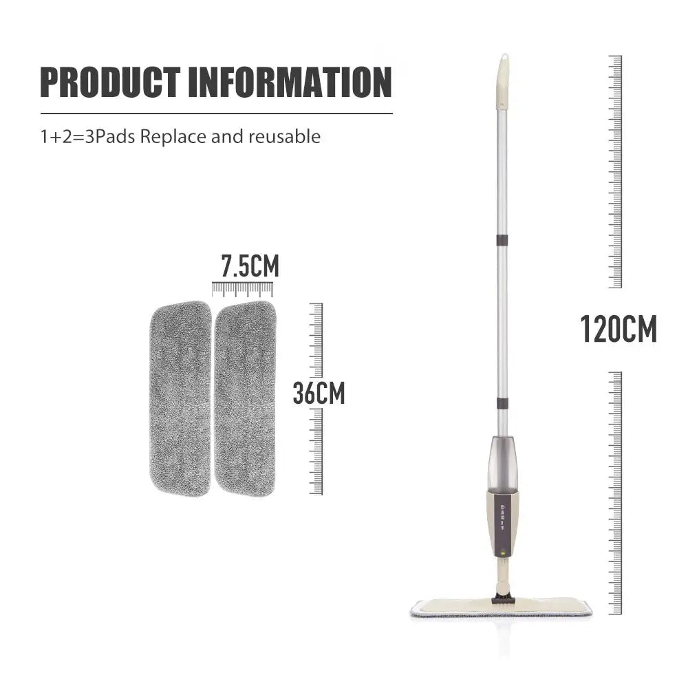 Spray Flat Mop for Quick Floor Cleaning Techni Product