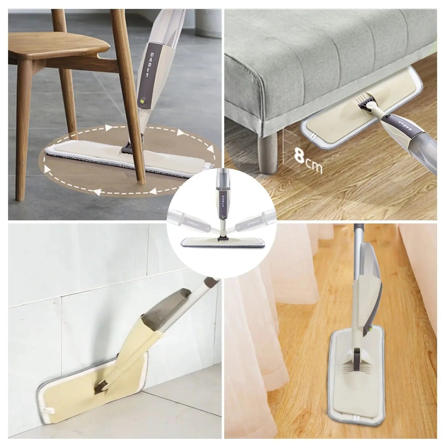 Spray Flat Mop for Quick Floor Cleaning Techni Product