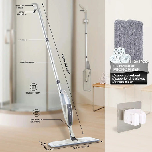 Spray Flat Mop for Quick Floor Cleaning Techni Product