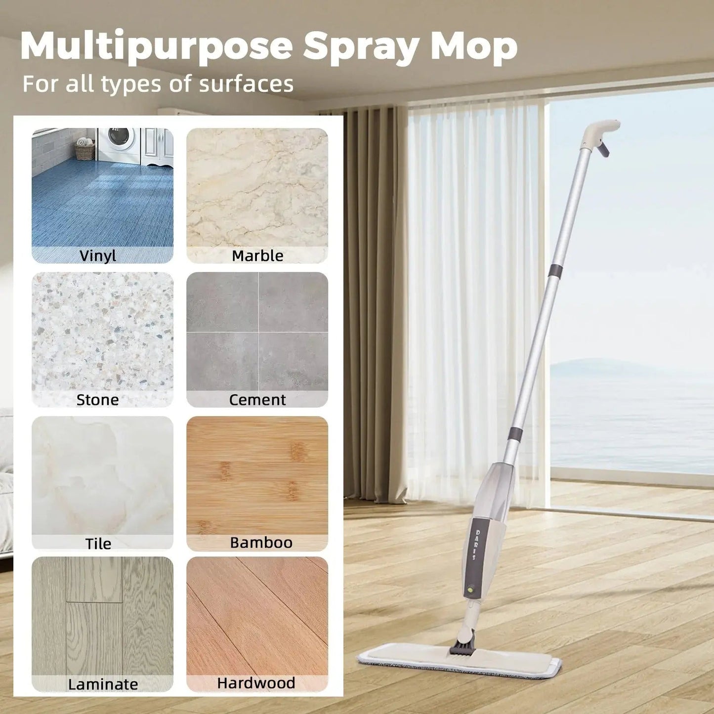 Spray Flat Mop for Quick Floor Cleaning Techni Product