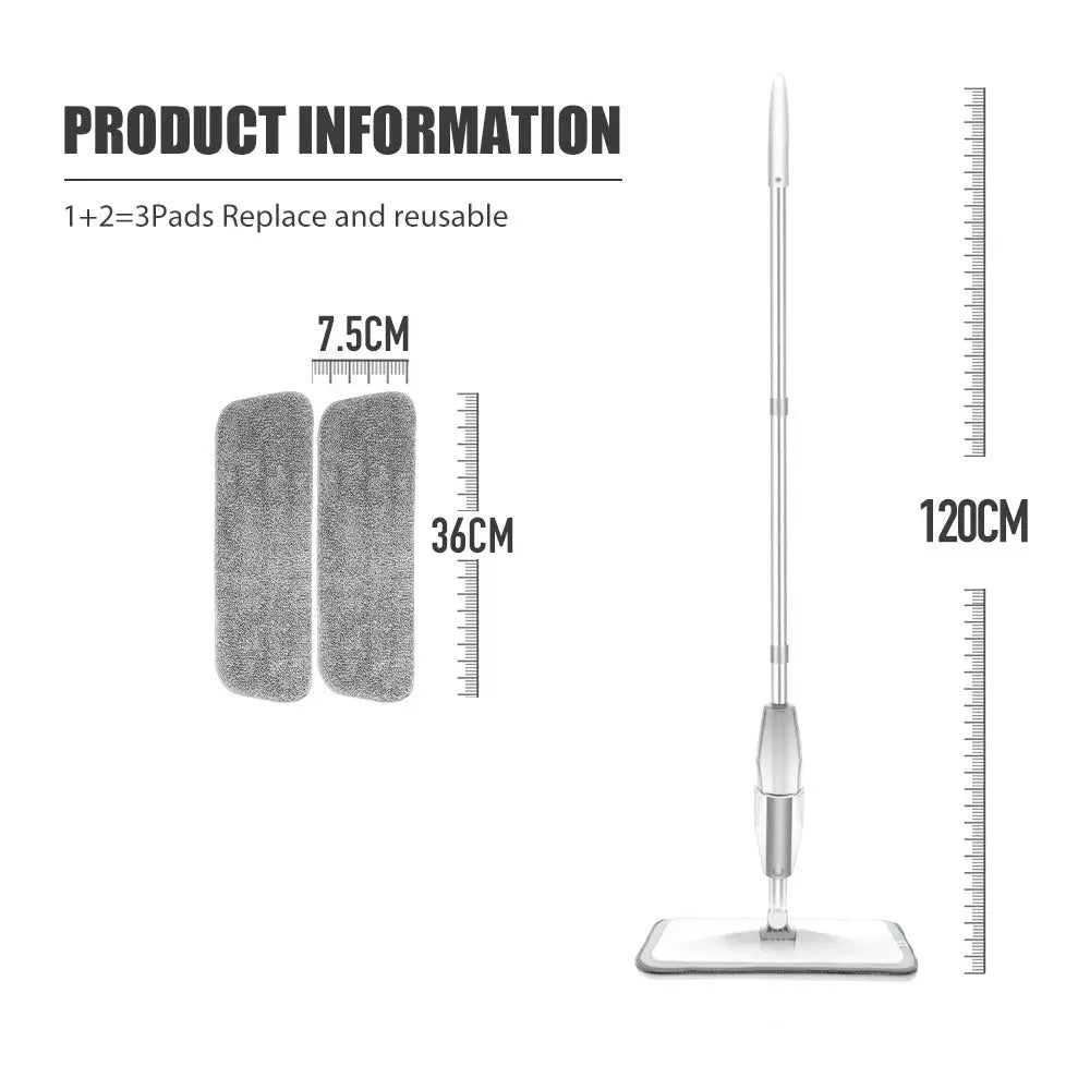 Spray Flat Mop for Quick Floor Cleaning Techni Product