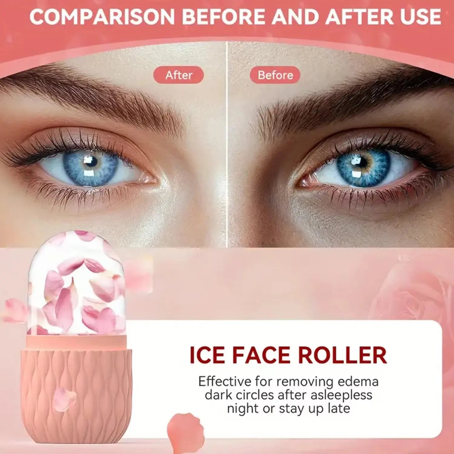 Silicone Ice Cube Facial Roller & Cleansing Scrub Techni Product