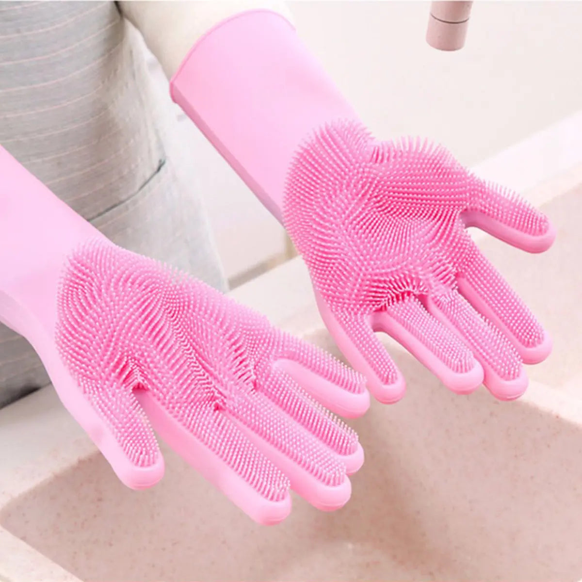 2pcs – Silicone Washing Gloves Techni Product